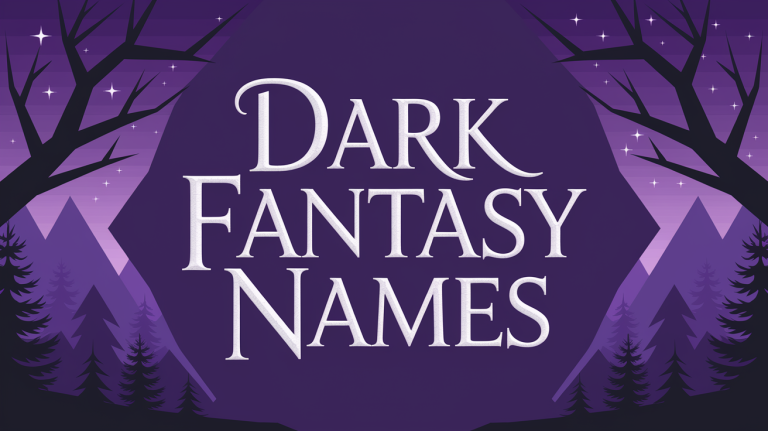 Unique Dark Fantasy Names for Characters