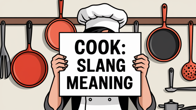 Beyond the Kitchen: The Slang Meaning of "Cook"