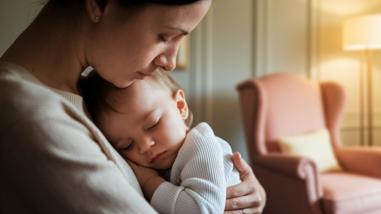 How to Help a Sick Baby Sleep Without Being Held