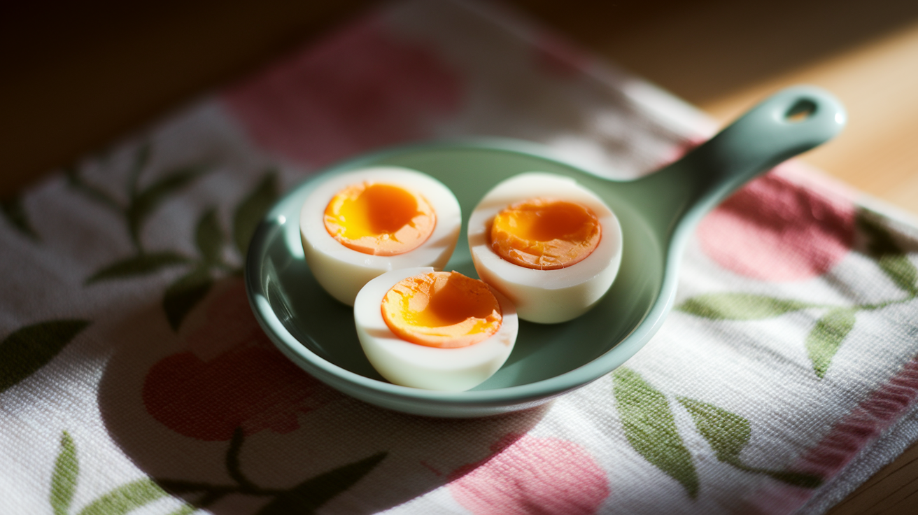 Soft Boiled Egg Pieces