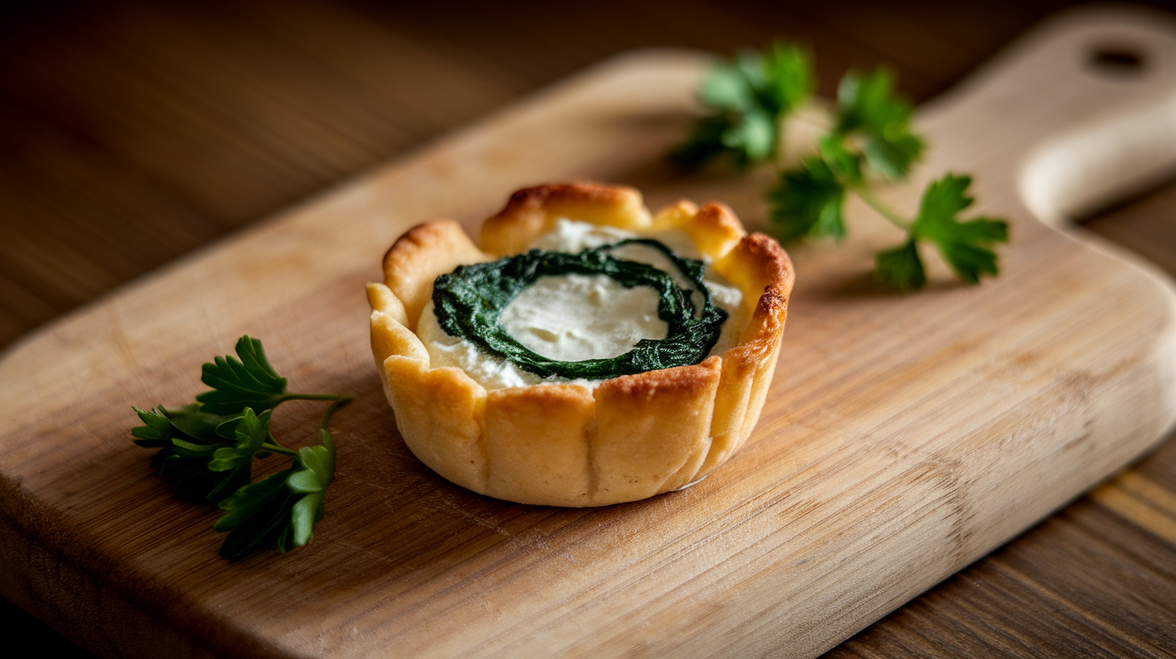  Soft Cheese and Spinach Bites