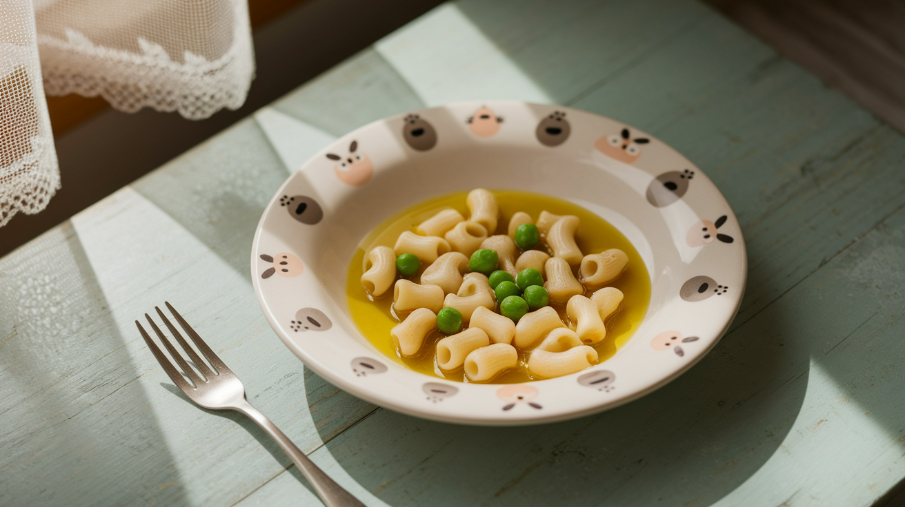  Whole Wheat Pasta with Soft Veggies
