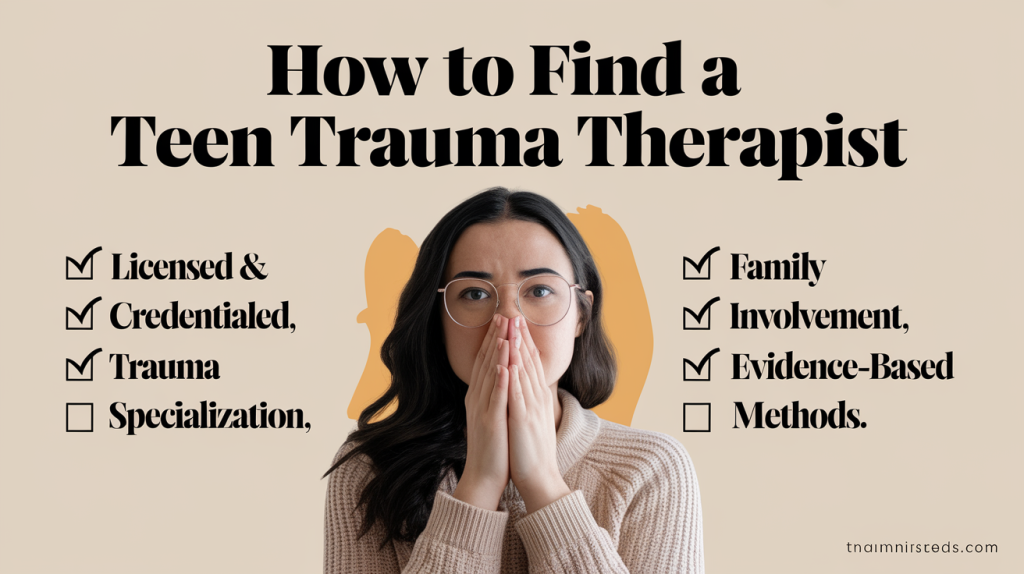 How to Find a Teen Therapist in Scottsdale for Trauma Help