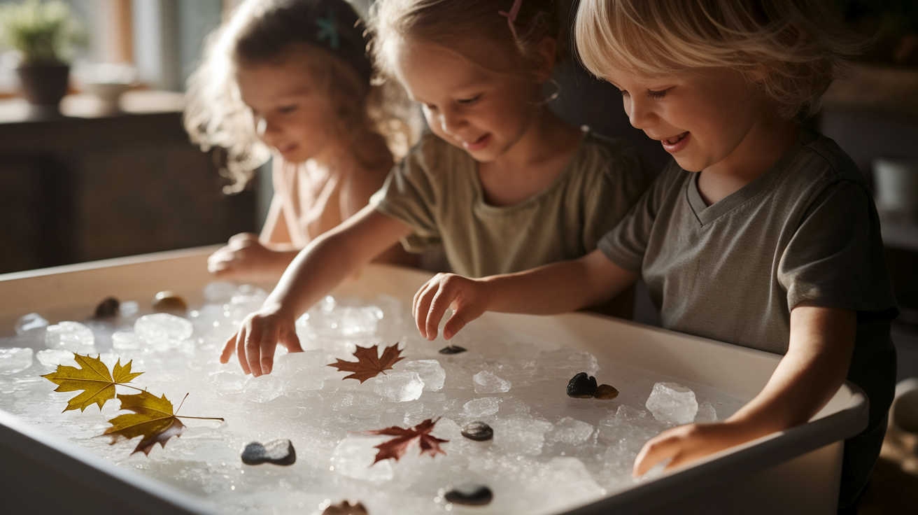 Ice_Sensory_Bin_with_Natural_Objects