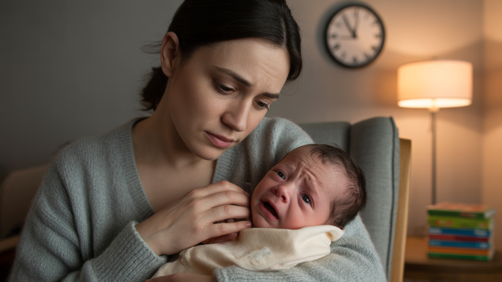 newborn fussy at night but not during the day