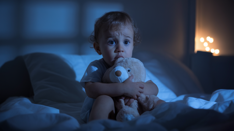 signs toddler is afraid of the dark