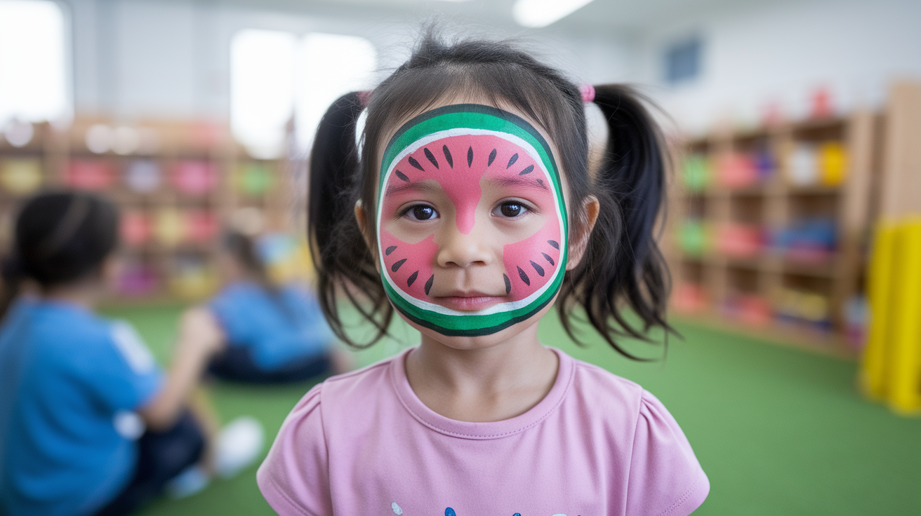 Food Face Painting