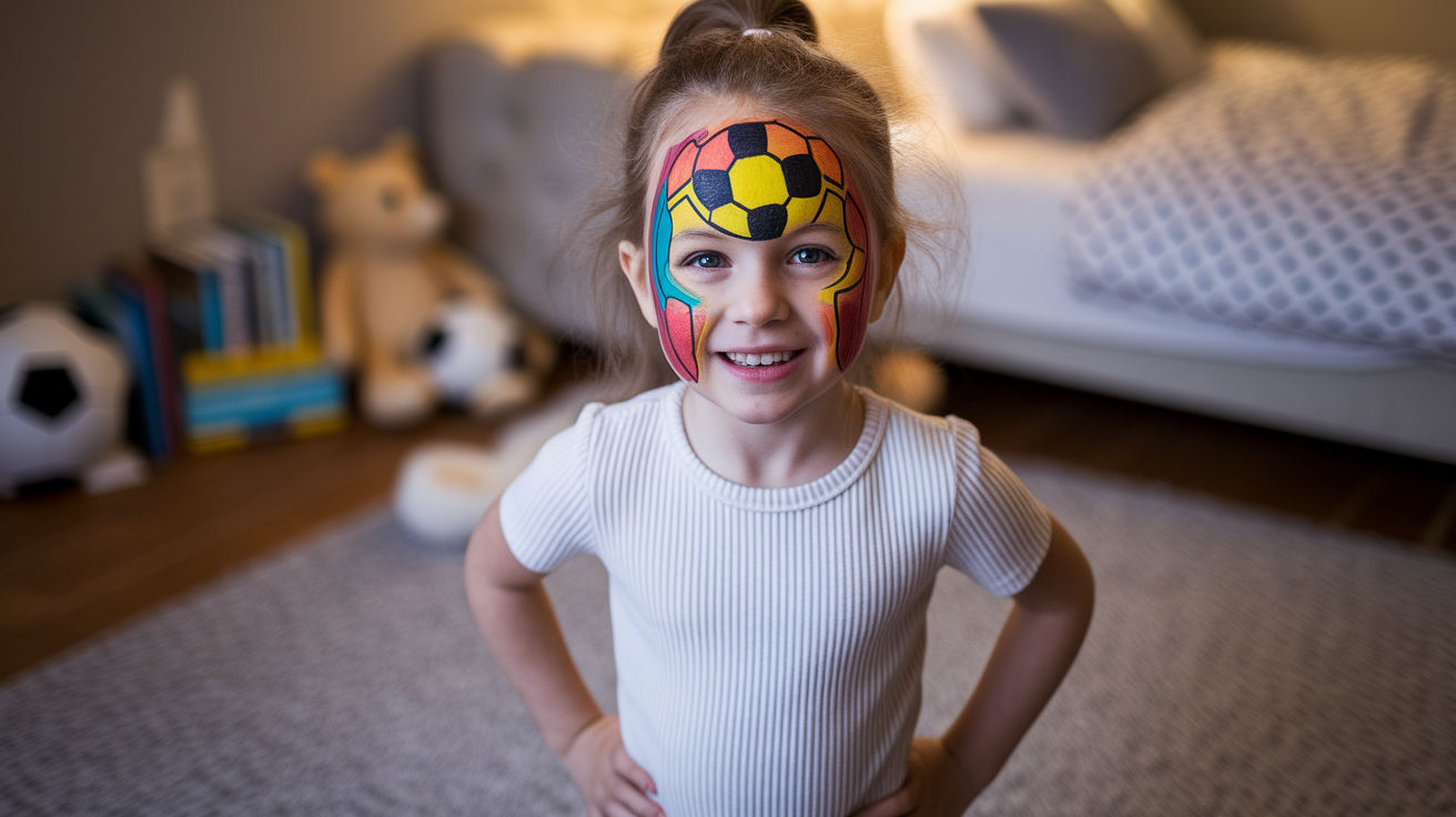 Sports Face Painting