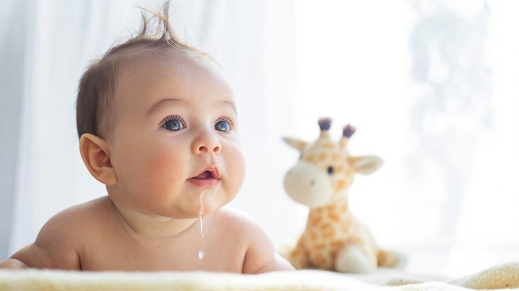when do babies stop drooling