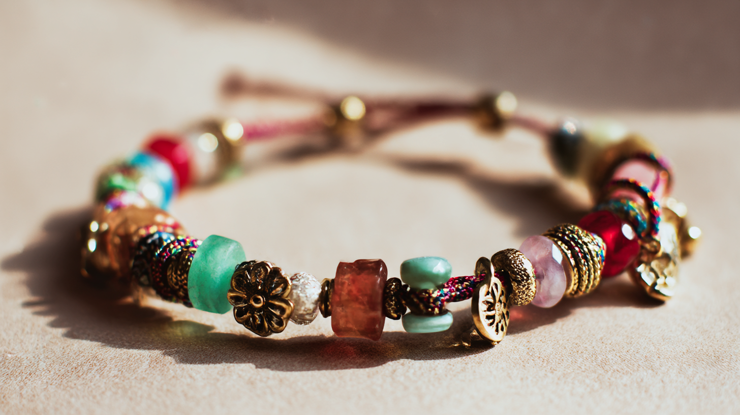 DIY Friendship Bracelets Made by Hand Using Beads, Threads, or Charms