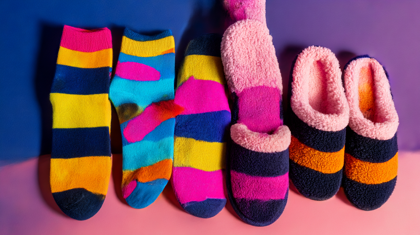 Funky Socks or Fuzzy Slippers