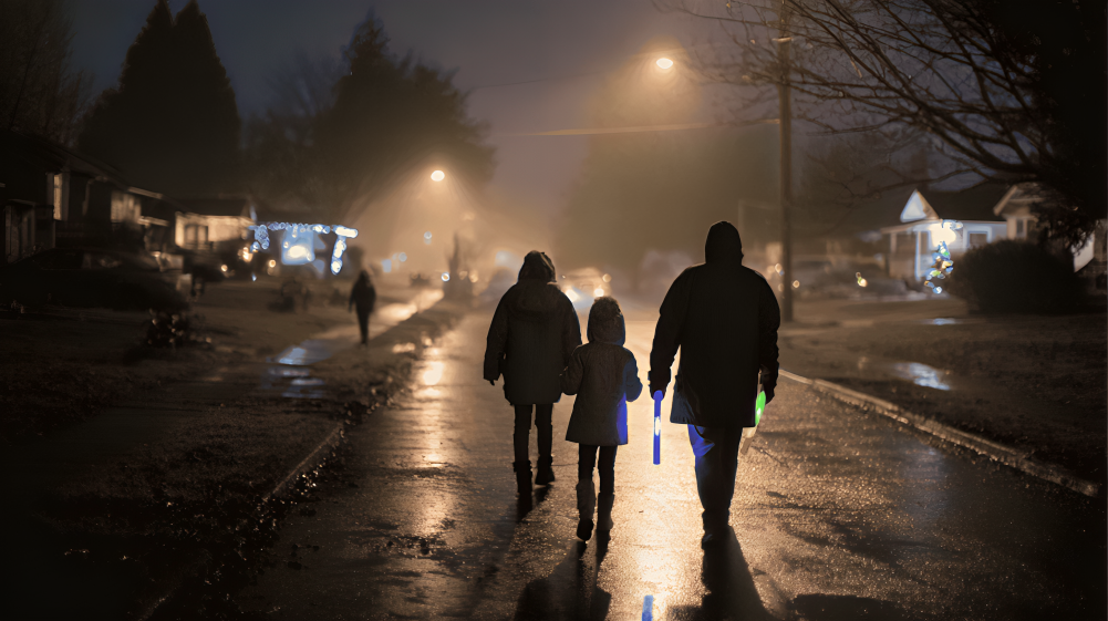 outdoor glow walk